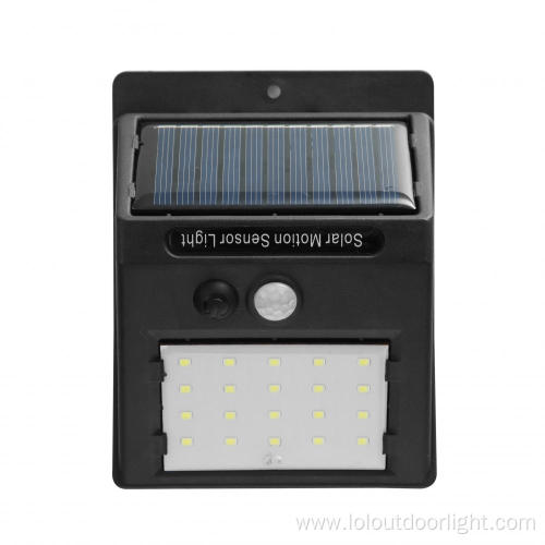 Garden LED solar waterproof induction wall lamp